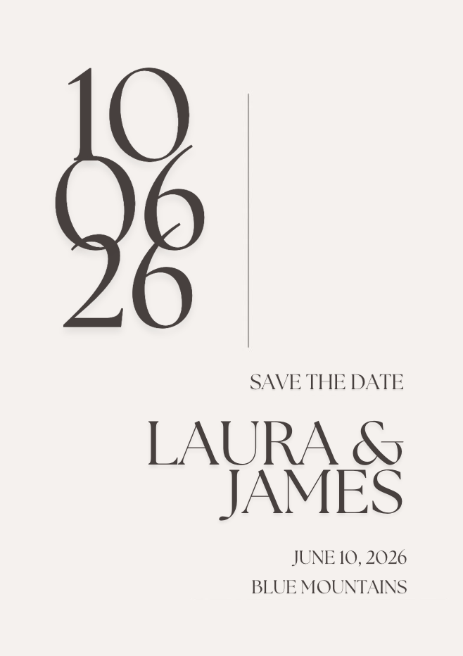 Save The Date #STDBEI001