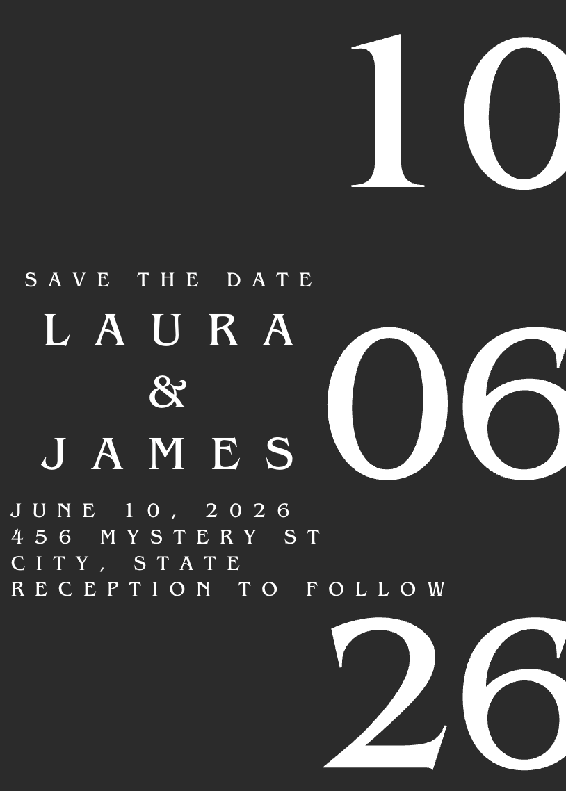 Save The Date #STDBLA019