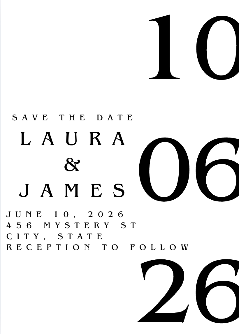 Save The Date #STDWHI021