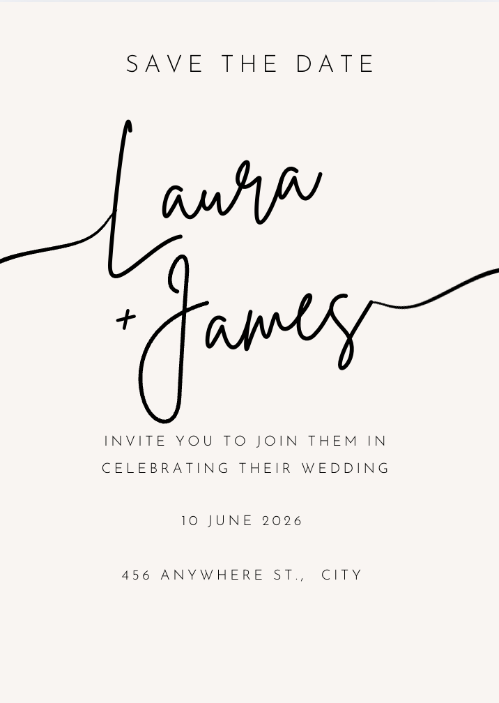 Save The Date #STDBEI005