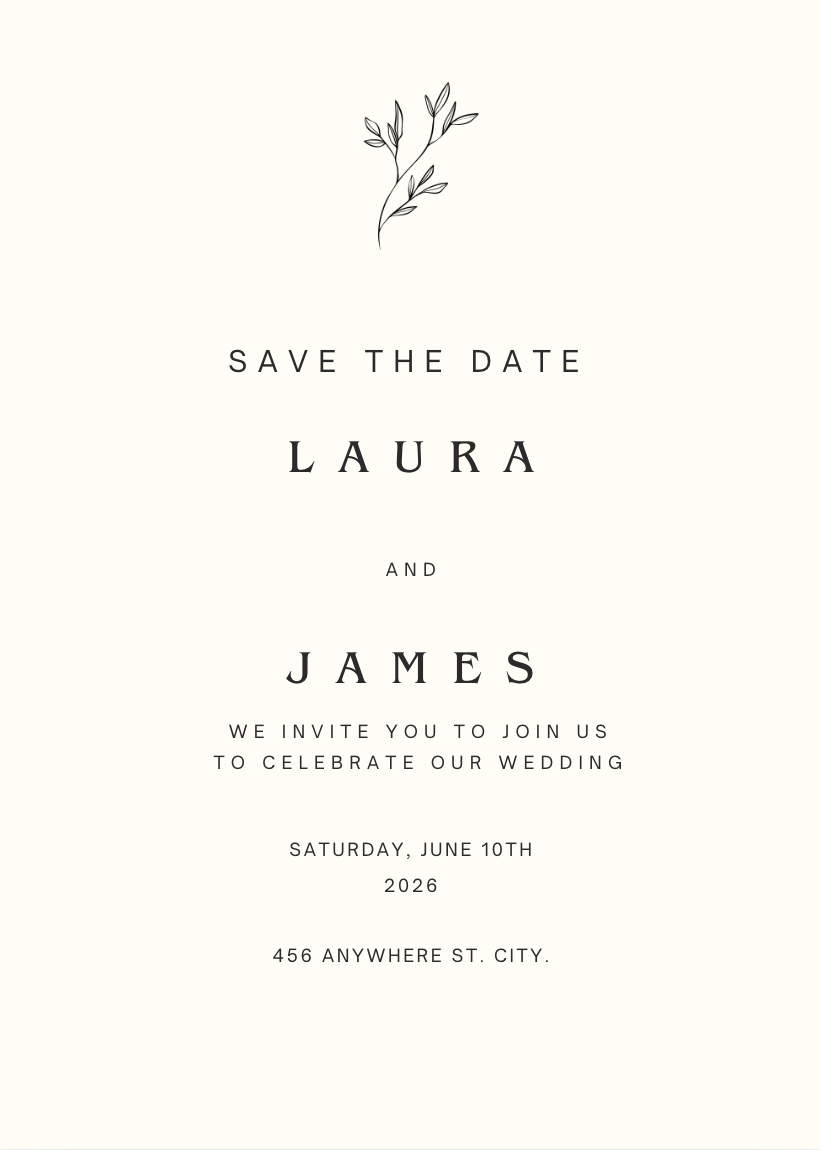 Save The Date #STDBEI007