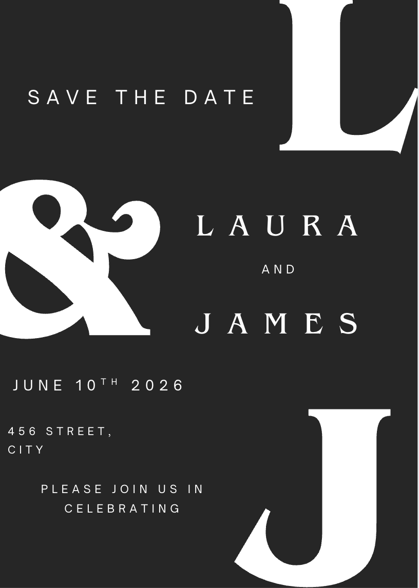 Save The Date #STDBLA009