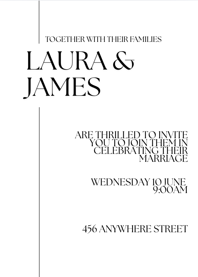 Wedding Invitation #WIWHI002