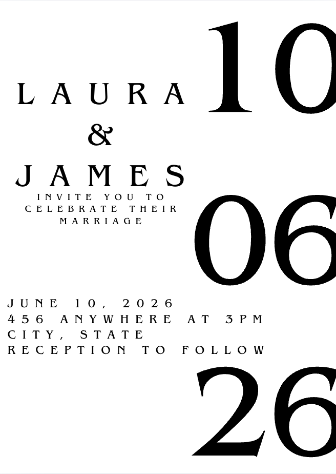 Wedding Invitation #WIWHI021