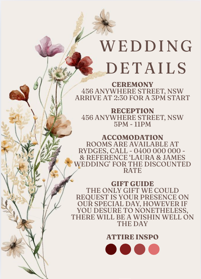 Wedding Details #WDBEI025