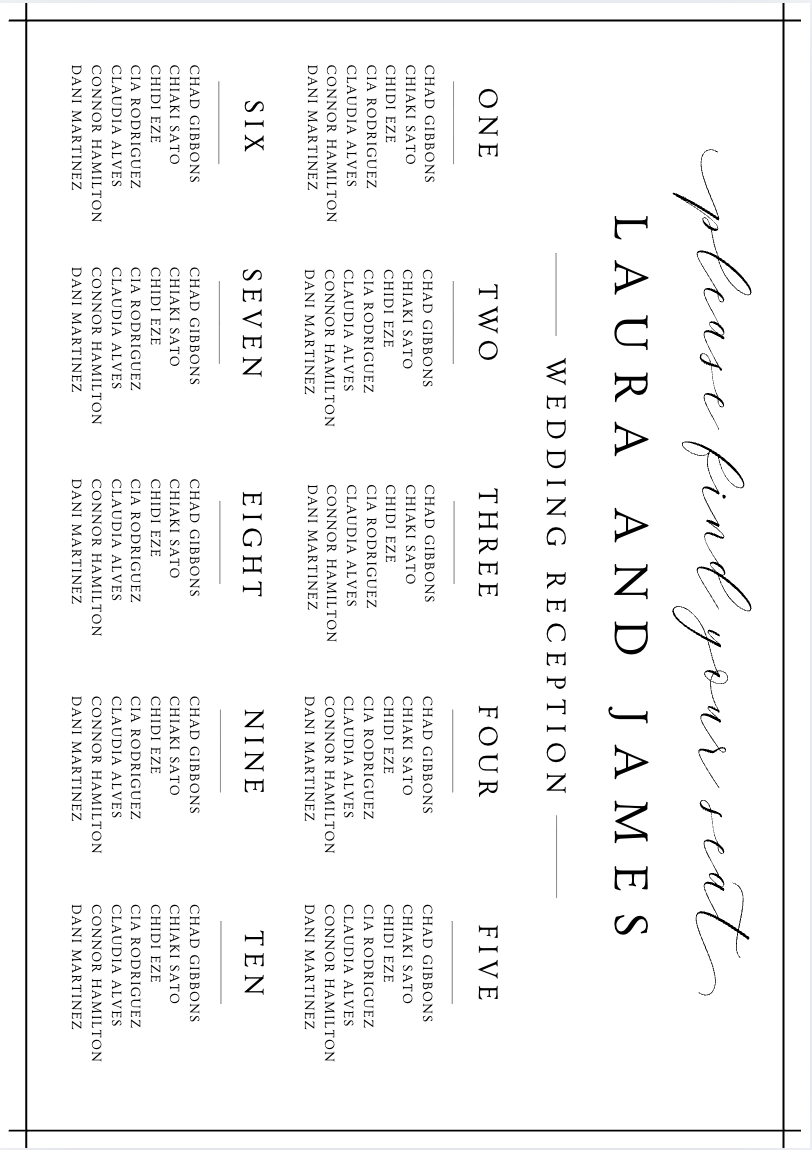 Find Your Seat Poster