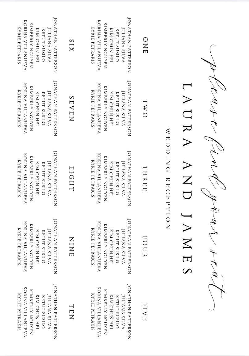 Find Your Seat Poster