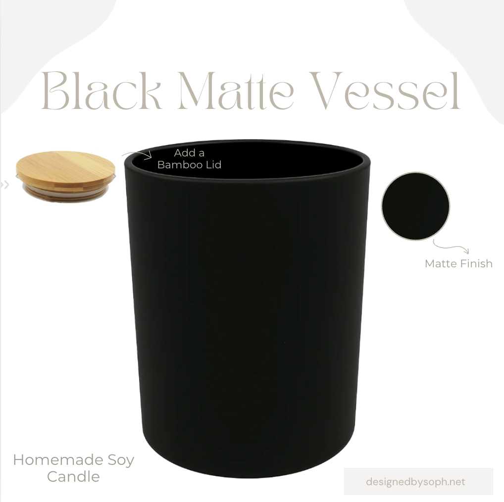 Soy Candle - Matte Black