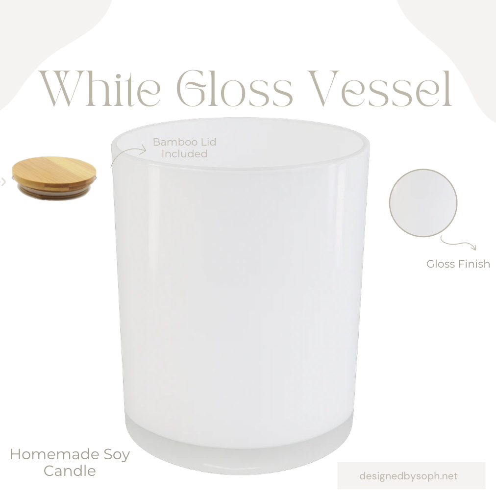 Soy Candle - Gloss White