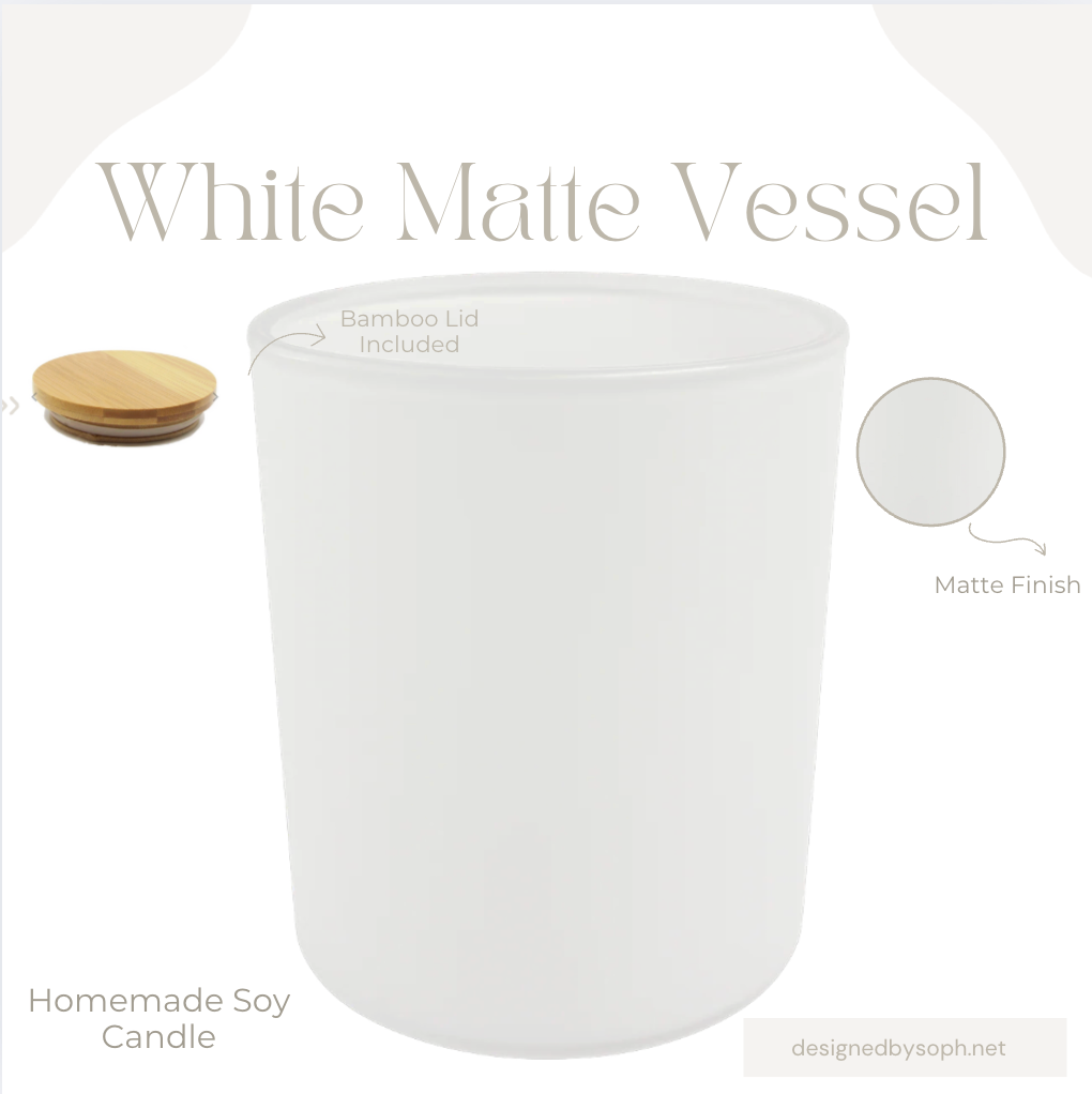 Soy Candle - Matte White