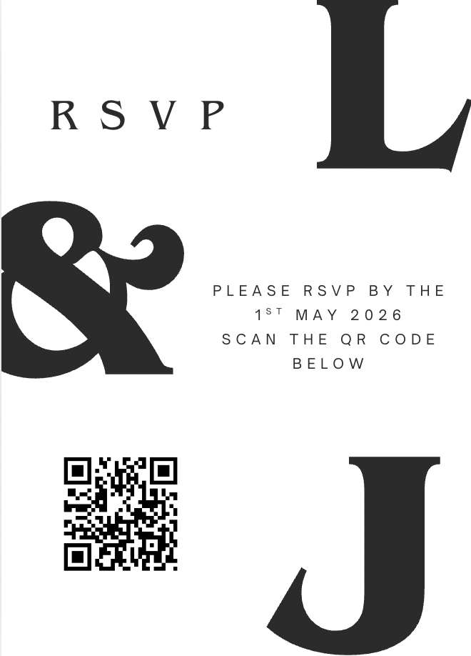 Wedding RSVP #WDWHI008