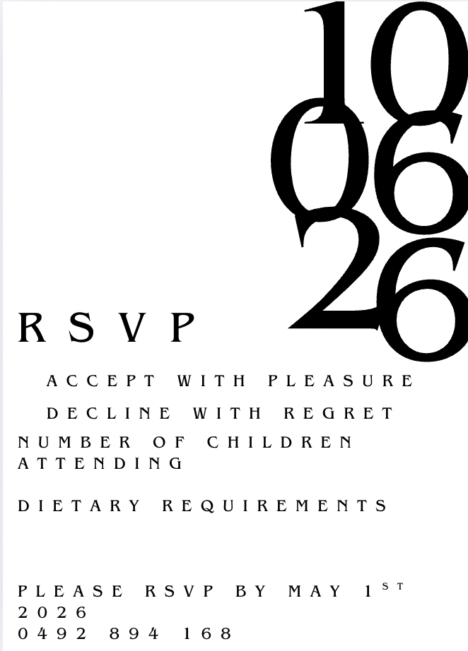 Wedding RSVP #WDWHI017