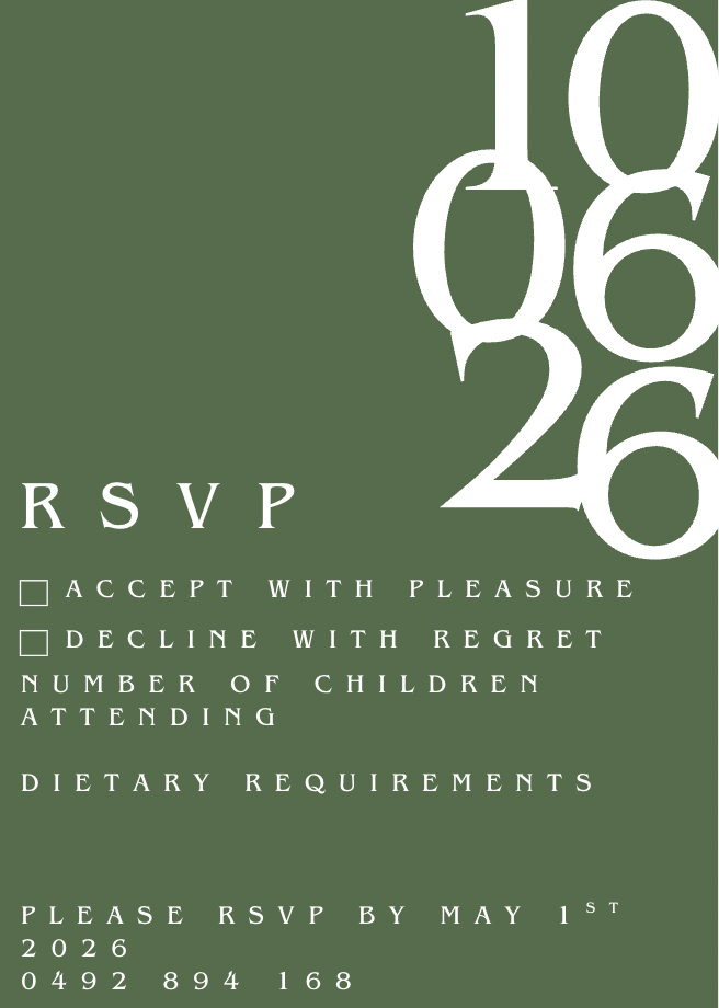 Wedding RSVP #WDGRE018