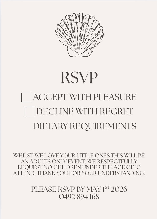 Wedding RSVP #WDBEI021