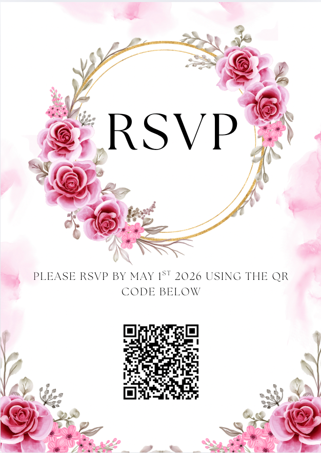Wedding RSVP #WDPIN022