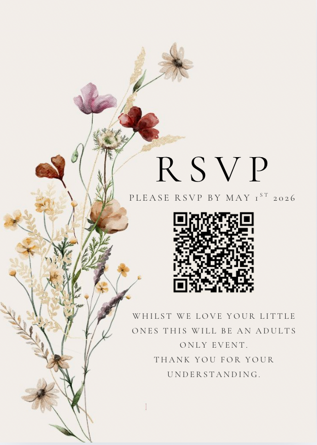 Wedding RSVP #WDBEI025